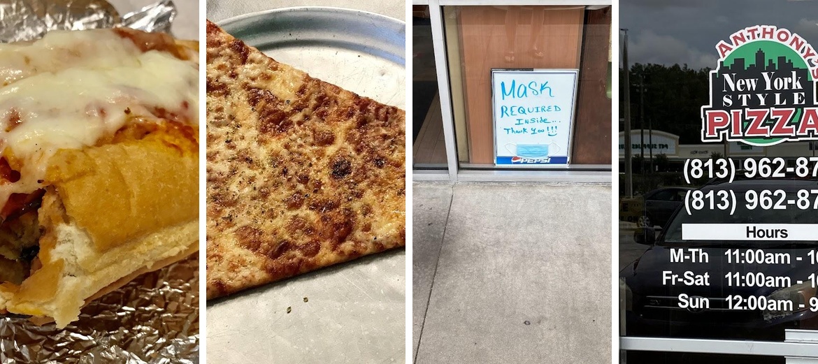 Anthony's New York Style Pizza Menu